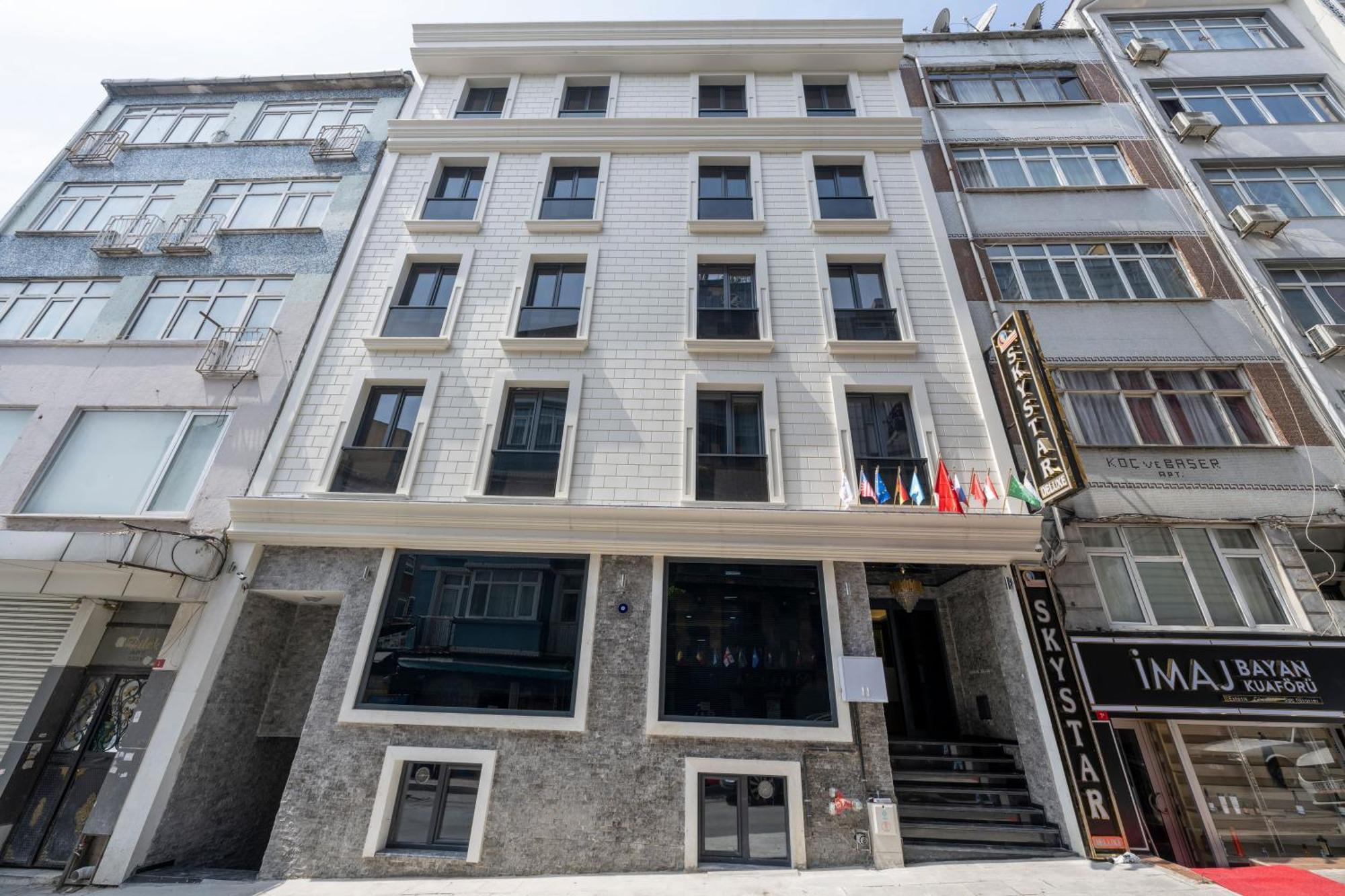 Skystar Deluxe Hotel Istanbul Exteriör bild